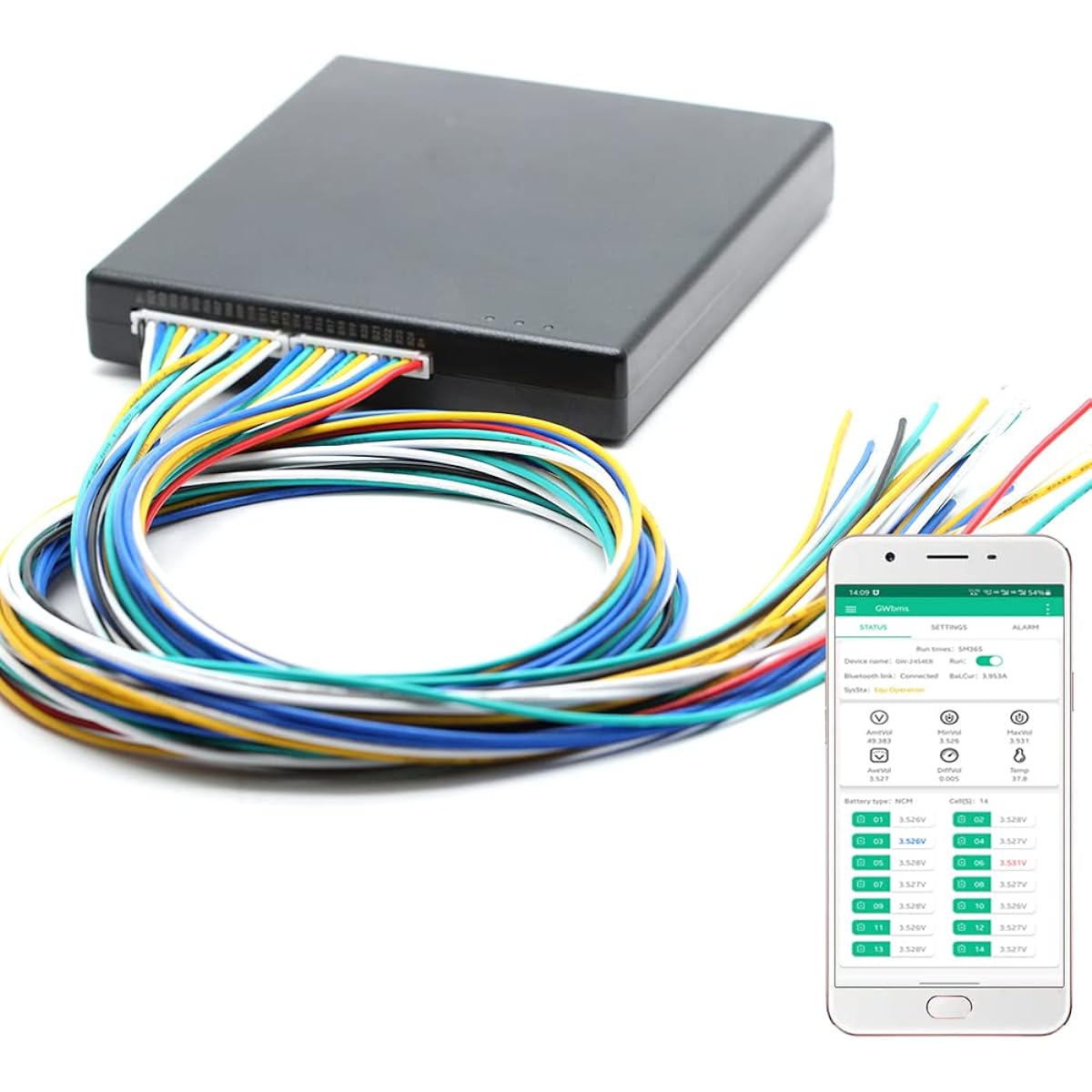 4S-24S 4A Smart Active Equalizer Balancer 6S 8S 10S 12S 13S 14S 16S 17S 20S 21S 22S 24S Lifepo4 LFP/ Lipo Li-on/ LTO Lithium Battery Energy Transfer Equalization Board 1mv Precision Capacitor Balance