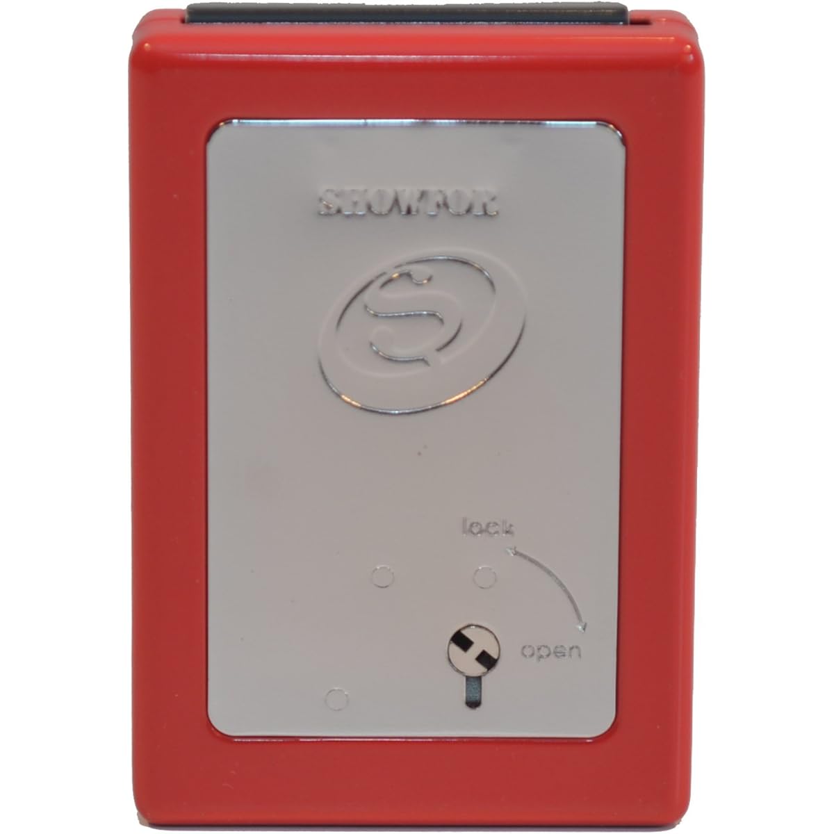 Winners Bank200 Best Cash Holder Metal Wallet for Casino Game Players., Red, S