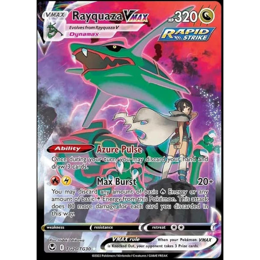 Rayquaza VMAX - TG20/TG30 - Silver Tempest - Trainer Gallery - Pokémon Ultra Rare Cards
