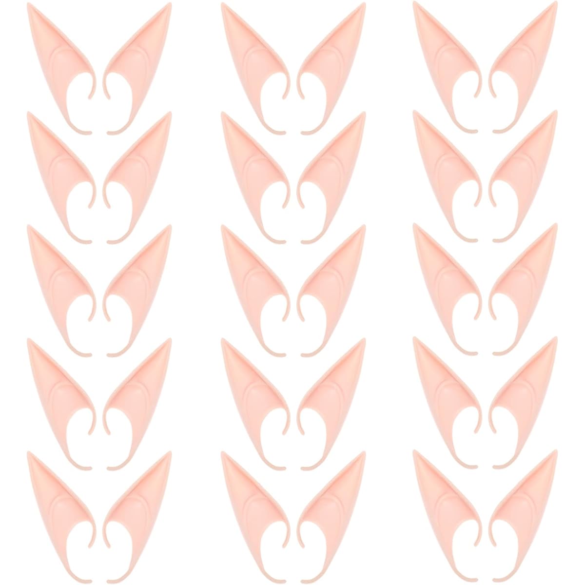 Fairy Fairy Elf Ears Cosplay Halloween Christmas Theme Party Long Style 15 Pairs