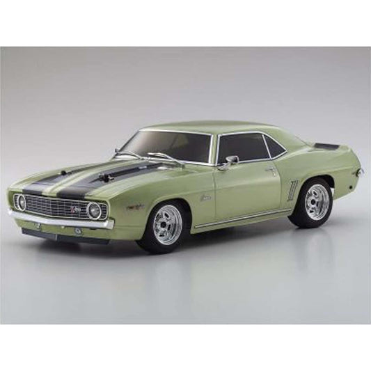 Kyosho Kyoso 1/10 EP 4WD Fazer Mk2 FZ02 Ready Set 1969 Chevrolet Camaro Z/28 Frost Green Electric Radio Control 34418T2