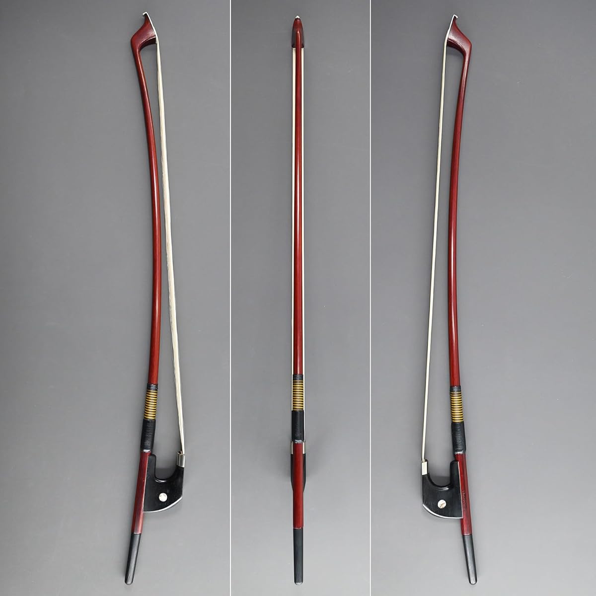 VINGOBOW Germany Contrabass Bow for Advanced Users 1/2 Size Pernambuco Performance