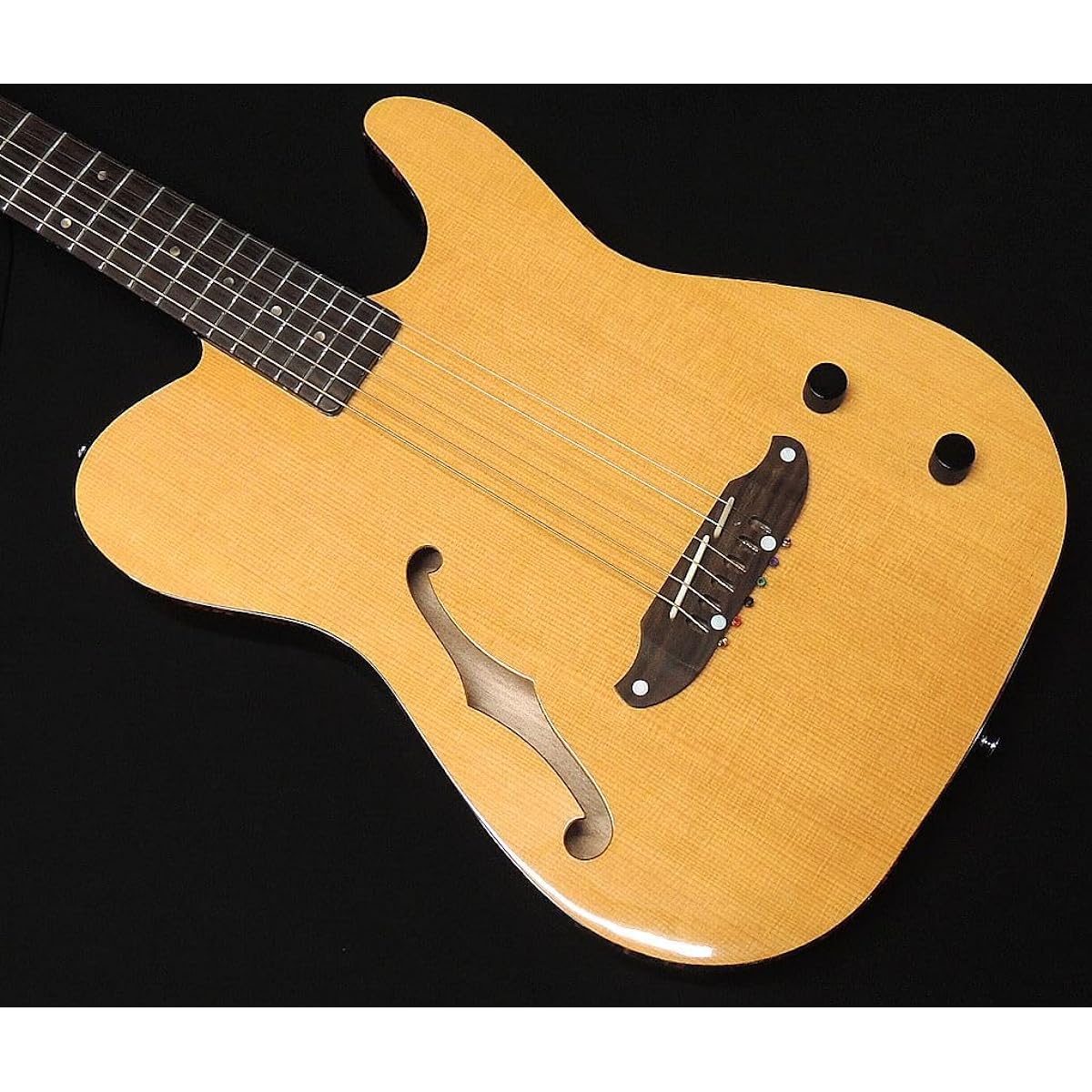 SCHECTER OL-FL-P VNTL Gloss Finish Schecter Thin Body Acoustic Guitar F Hole Electric Acoustic Telecaster Shape Natural Passive