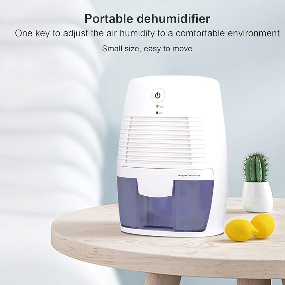 Air Dehumidifier, Durable and Stable Mini Dehumidifier Office Home Silent Dehumidifier