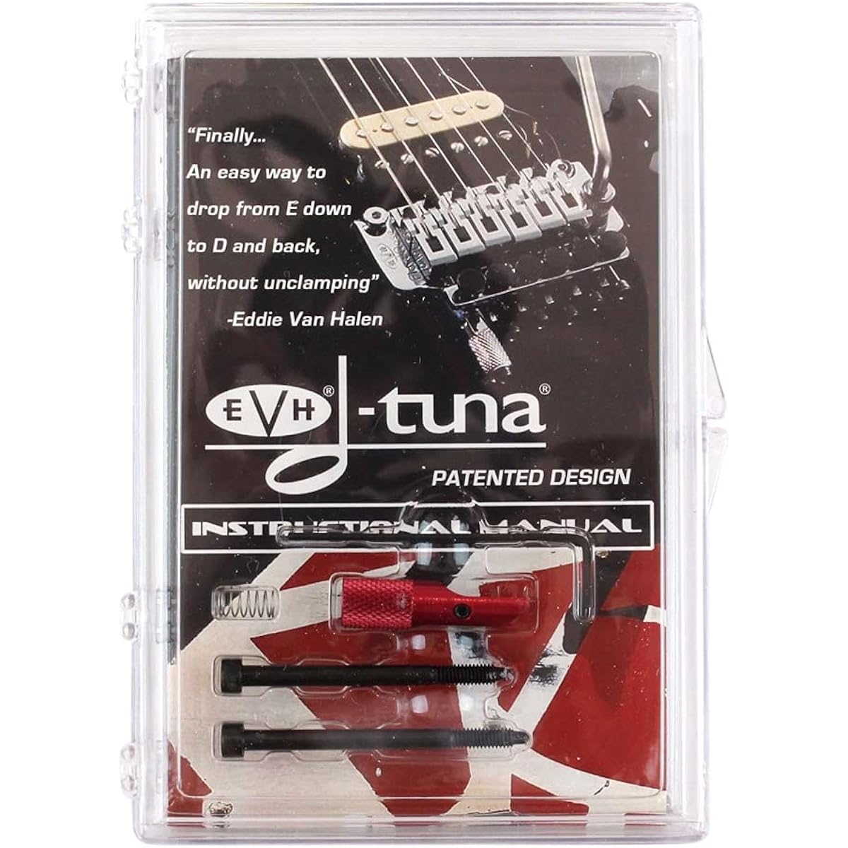 EVH EVH-D-TUNA Eddie Van Halen Design Drop D System Red Guitar Parts