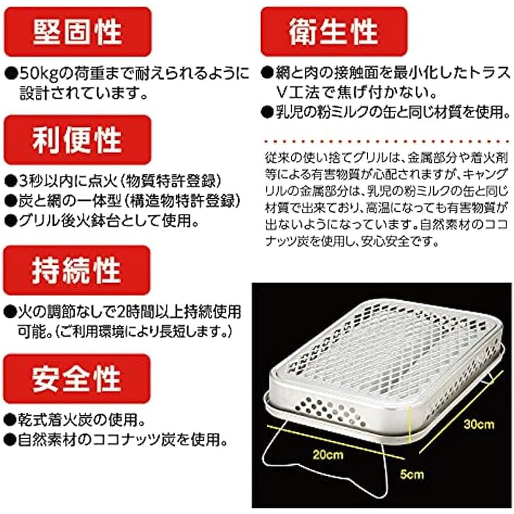 Camp Grill Next Generation Grill Set of 5 [Bulk Purchase]