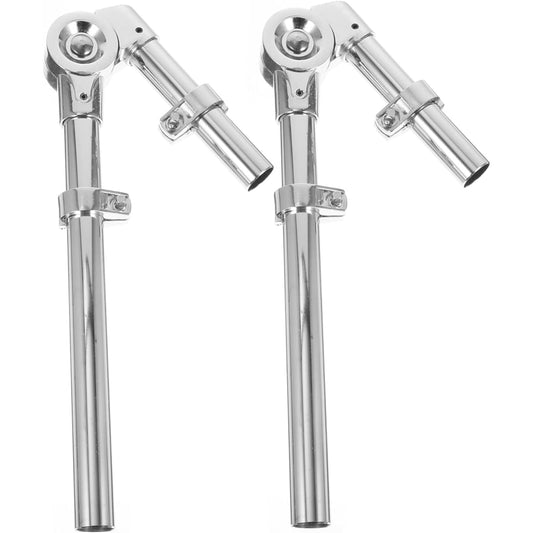 Parliky 1 Pair Metal Brackets Drum Rack Water Suspension Stand Water Hose Holder Stand Performance Display Bracket Stand Tom Drum Performance Display Hardware Light Drum Kit Silver
