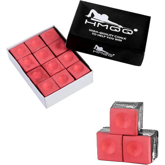 HMQQ Billiard Chalk (Purple Pool Chalk, Set of 12)