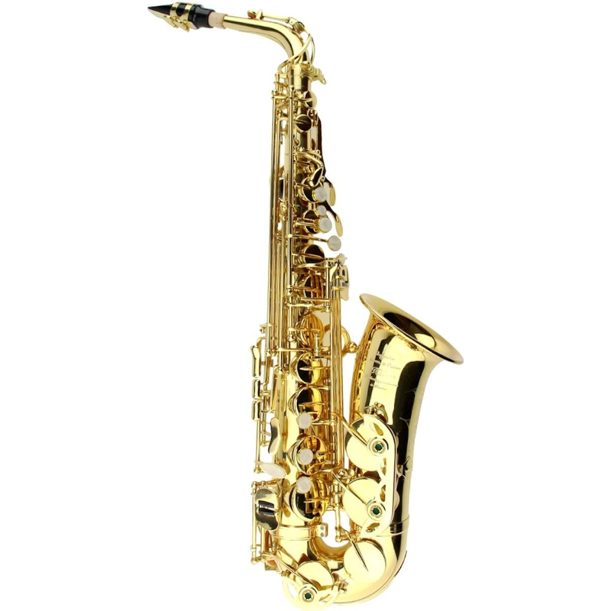 [Hilax] Beginner Introductory Alto Saxophone HAS-703 (Gold Luxurious Hand Engraving) (Japanese Instruction Manual Included)