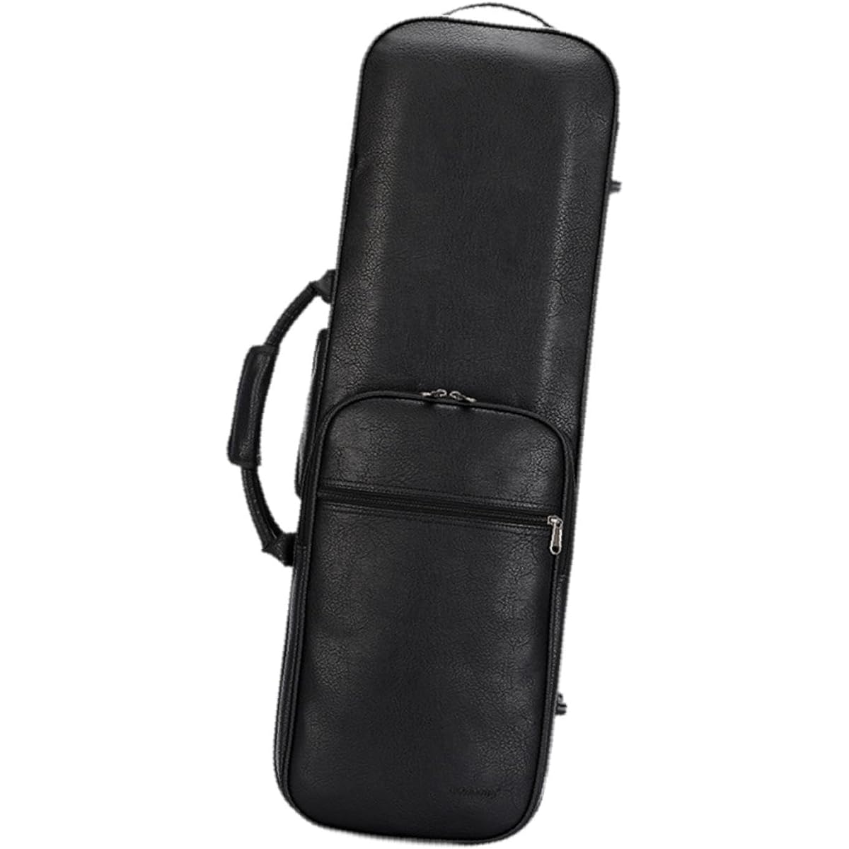 Tachiuwa Violin Case Fiddle Handbag PU Leather Carry Case Musical Instrument Bag Violin Box, Black