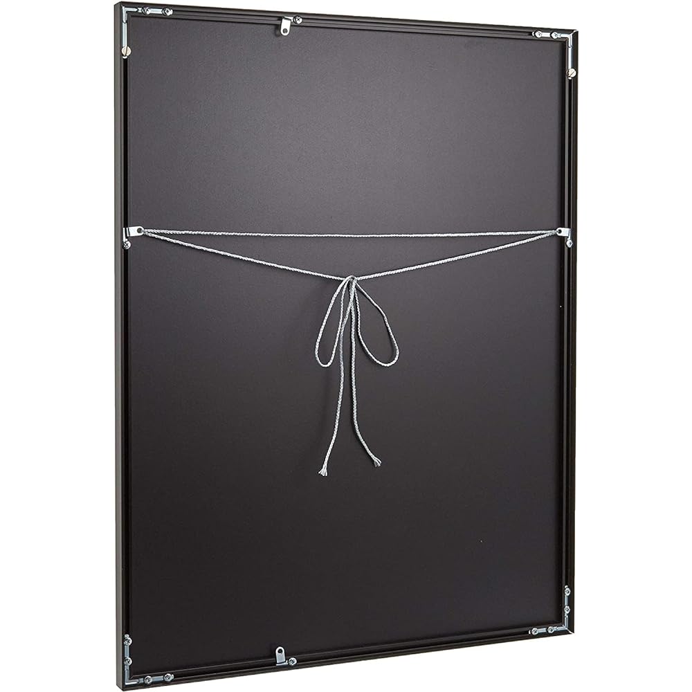 Kenko Picture Frame Gallery A3 Novi Black Acrylic Surface Material Aluminum Frame Made in Japan AM-AGY-A3N-BK