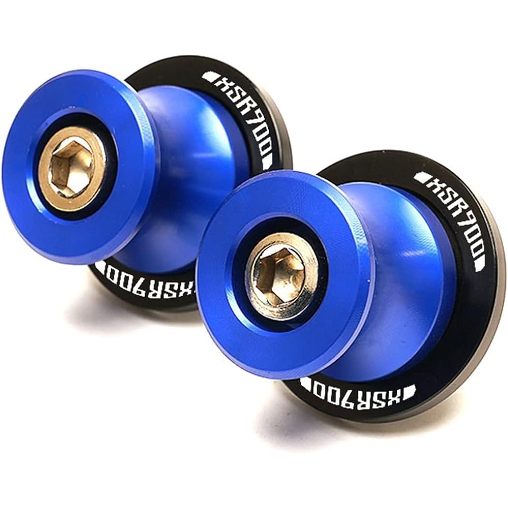 DEMUR Motorcycle CNC M6 Swing Arm Slider Spool Stand Screw for Yamaha XSR 900 XSR900 ABS 2014 2015 2016 2017 2018 2019 2020 Swing Arm Slider Spool (Size : S Gold)