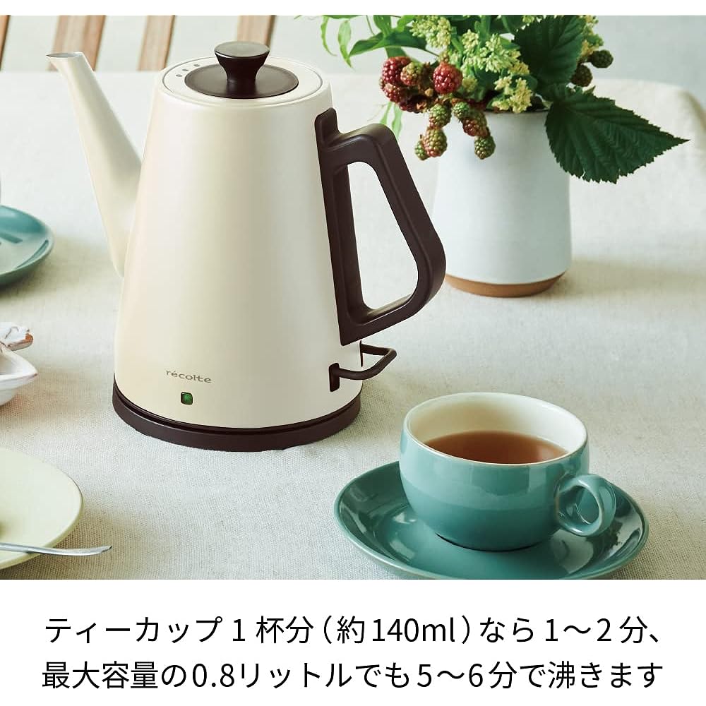 Recolte Classic Kettle Clair [0.8L / RCK-3] recolte Classic Kettle Clair (Red)