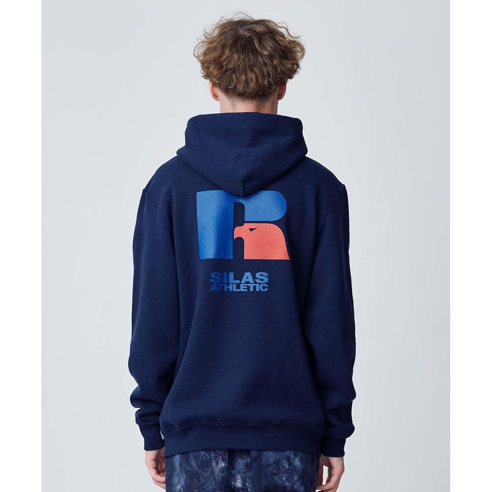 [Silas] Hooded Sweatshirt SILASxRUSSELL FULL ZIP HOODIE Men's