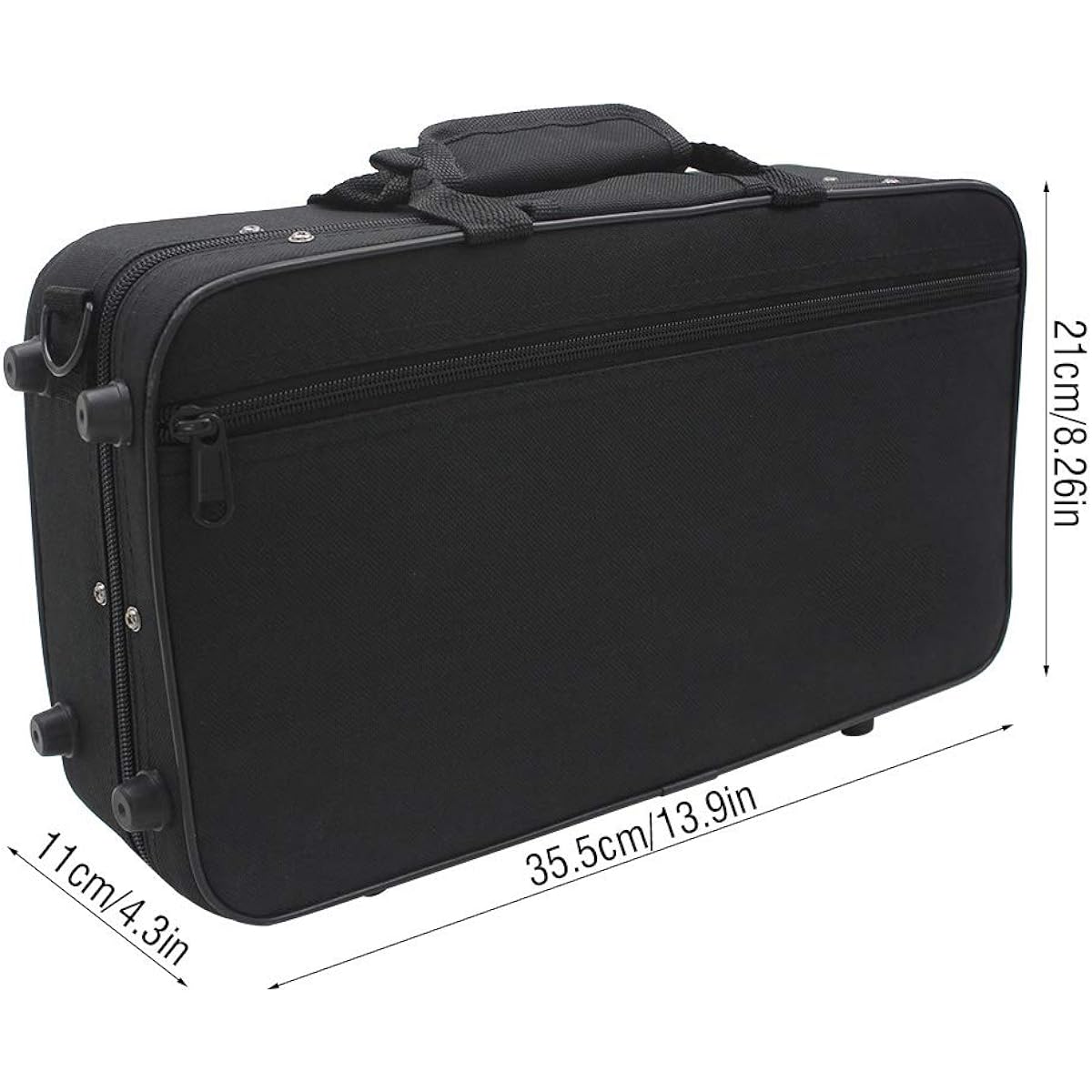 Clarinet Case Clarinet Gig Bag Waterproof Oxford Fabric Clarinet Storage Bag with Detachable Adjustable Strap