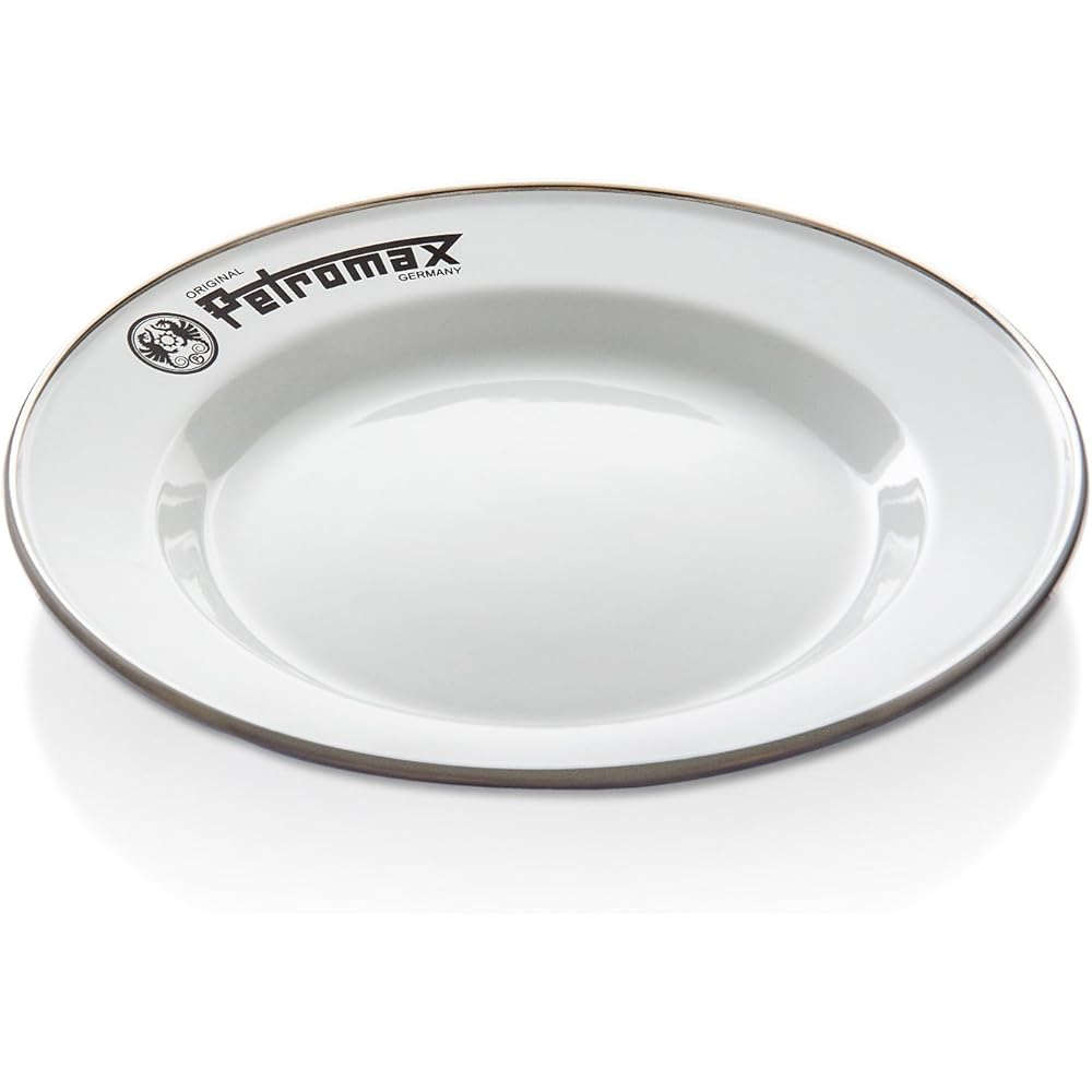 PETROMAX Outdoor Camping Tableware Enamel Plate (2 pieces) [Genuine Japanese Product]