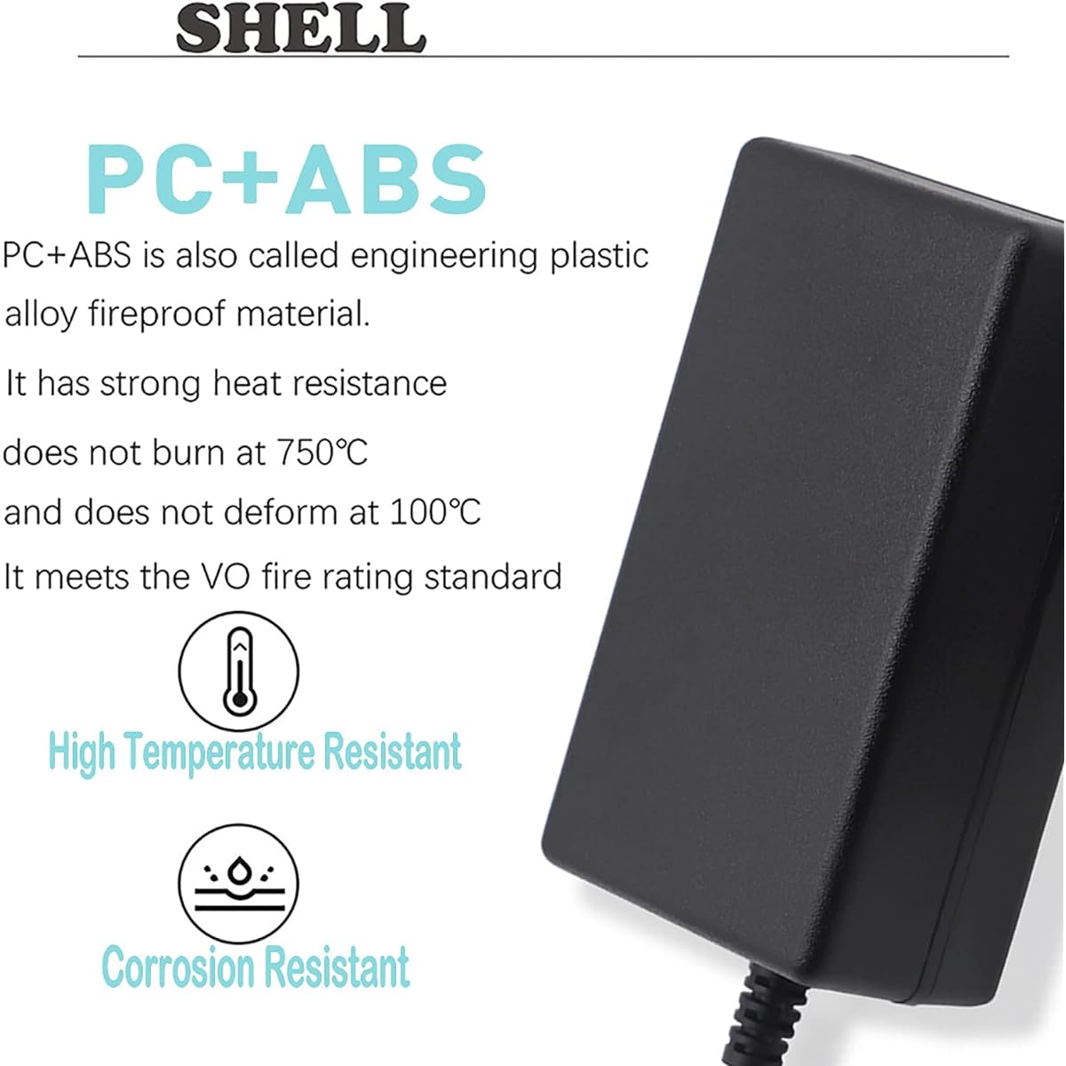 18V 1A Power Adapter [18 Volt 1 Amp 6 Feet Cord] AC to DC Plug 5.5 x 2.1mm & 2.5mm for 18 Volt 100mA ~ 1000mA Equipment