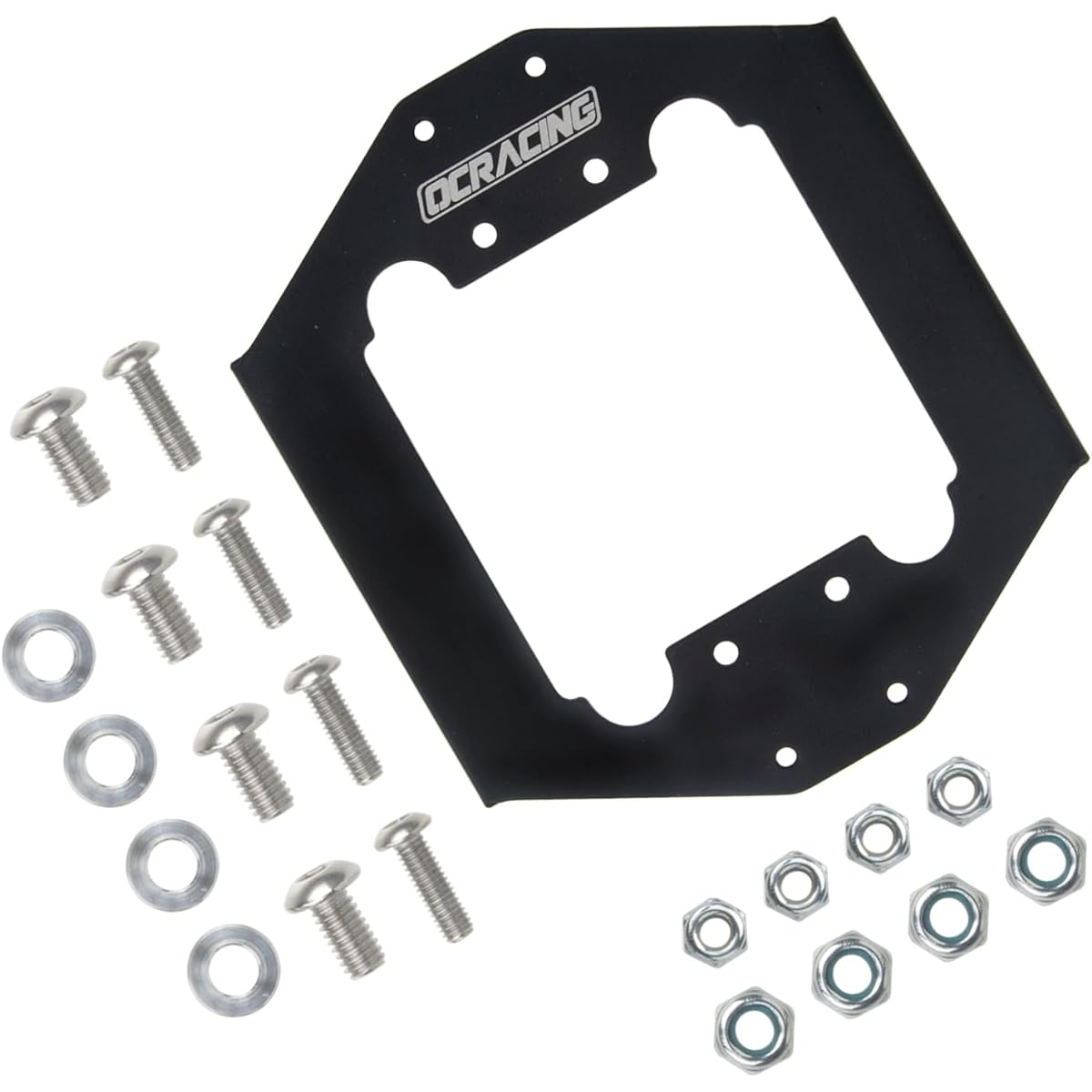 HobbyMarking Aluminum Stretched Wide Wheelbase Chassis Mount Plate Bracket for Tamiya Super Clod Buster Clod Buster Bullhead RC Truck Car Upgrade Parts