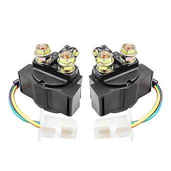 Solenoid Relay 1/2pcs Motorcycle Starter Solenoid Relay for Honda & Da Big Red ATC 125 200 125M 200M 200ES Fourtrax TRX 125 200 250 300 400
