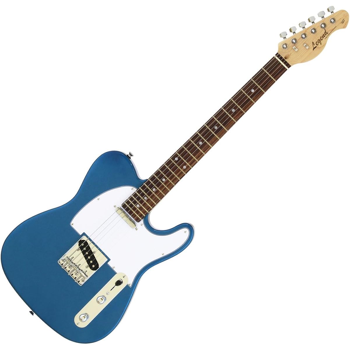 Legend Electric Guitar LTE-Z MBL Metallic Blue Maple Neck Rose Fingerboard Telecaster Type Soft Case Included