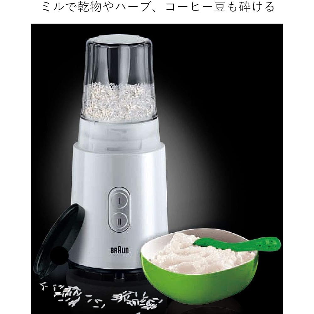 Braun Blender Power Blend Compact 3 White 600ml JM3018