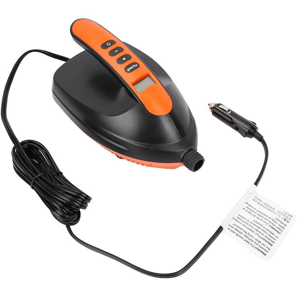 Electric Air Pump 12V Electric Air Pump for Inflatable SUP, Easy to Operate, Equipped with Automatic Stop Function, For Air Bed, Air Sofa, Air Pool, Air Tent, etc. HT-781 0~16PSI
