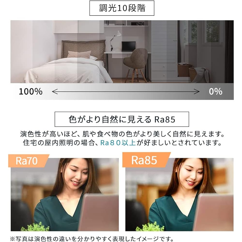 [Power Saving Measures] Iris Ohyama Ceiling Light, 12 Tatami LED, 10 Levels of Dimming, Night Light, Remote Control Included, Sleep Timer, Rusuban Function, Clear Frame, 5200lm CL12D-5.0CF