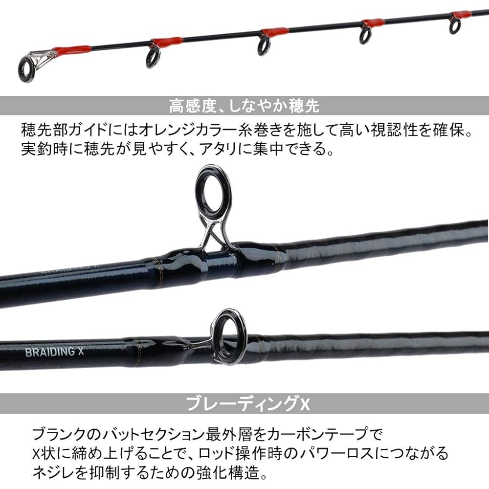 DAIWA Boat Rod Kiss X S-180B Fishing Rod