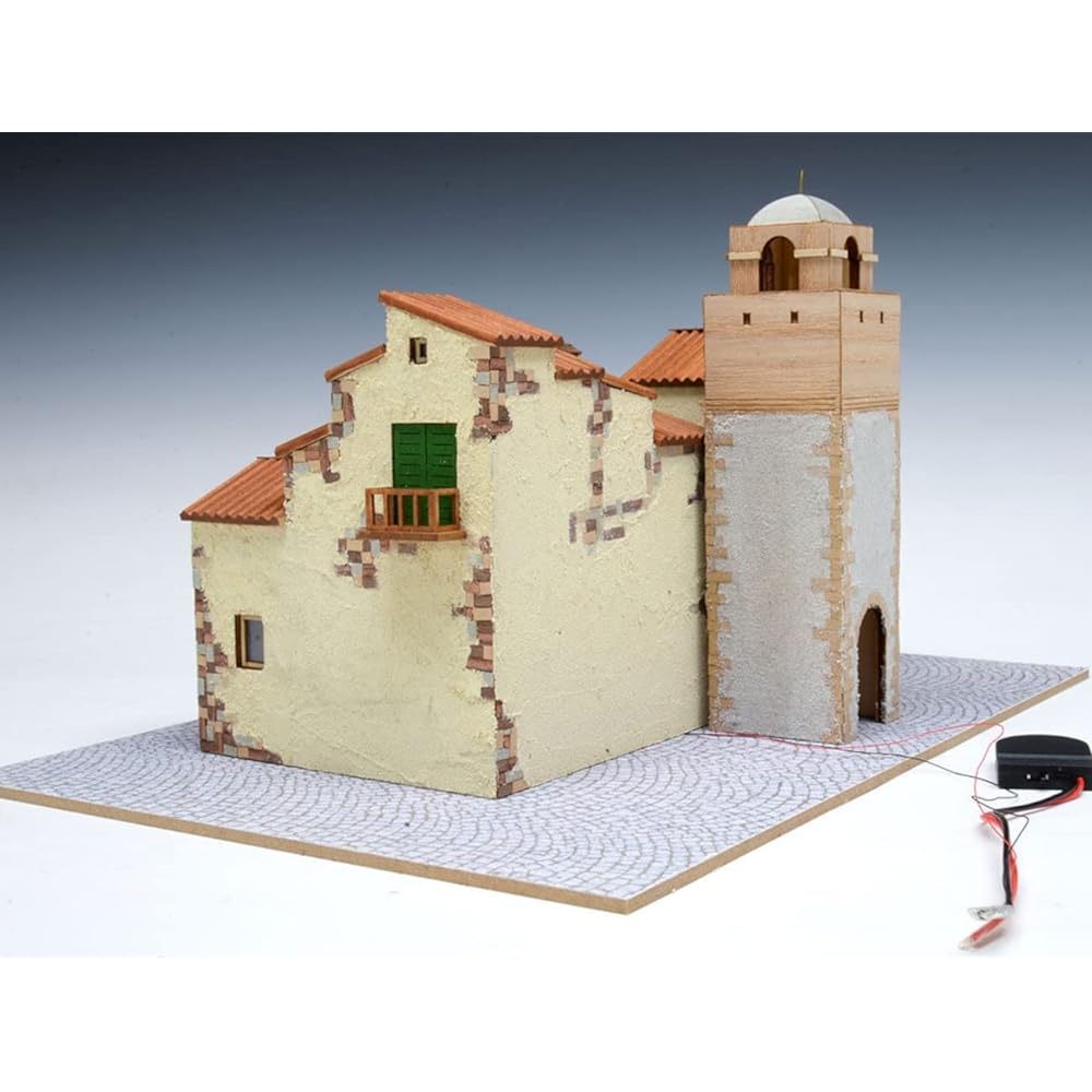 Woody Joe 1/87 European Cityscape Series Italy Wooden Model Assembly Kit