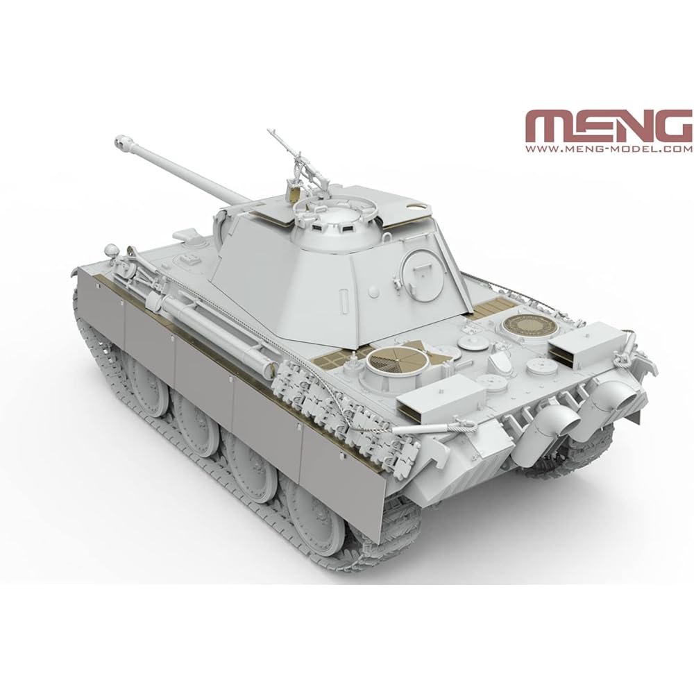 Mon Model 1/35 German Army Medium Tank Sd.Kfz.171 Panther G Early Type/Anti-aircraft Type Plastic Model MTS052