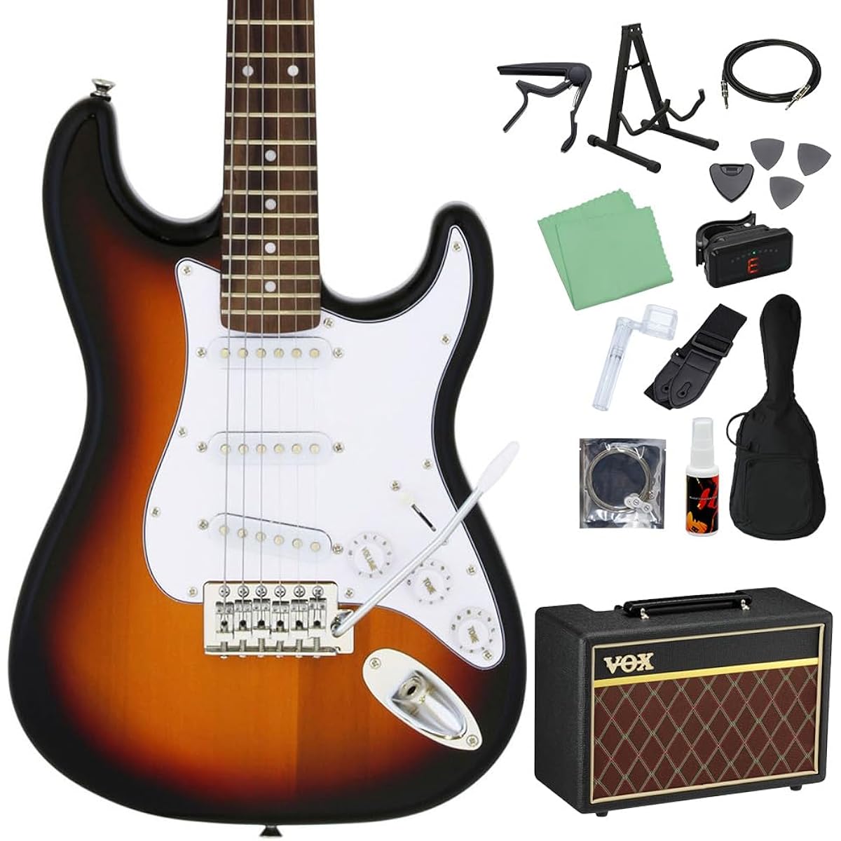 LEGEND LST-MINI 3TS Electric Guitar Beginner 14-piece Set [With VOX Amplifier] Legend