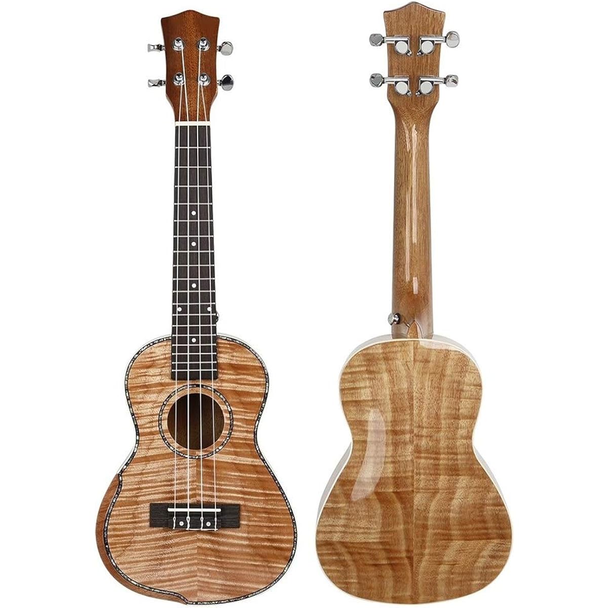 Ukulele 23 inch ukulele full peach core Armguard lacquer light audition performance wind print