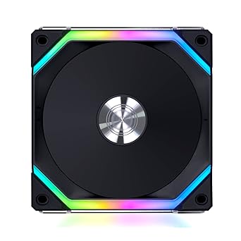 Li LIAN LI Connected Case Fan UNI FAN SL120 V2 BK Single Pack Black 28mm Thickness Fluid Bearing Compatible with "L-CONNECT 3" Japanese Authorized Distributor Product
