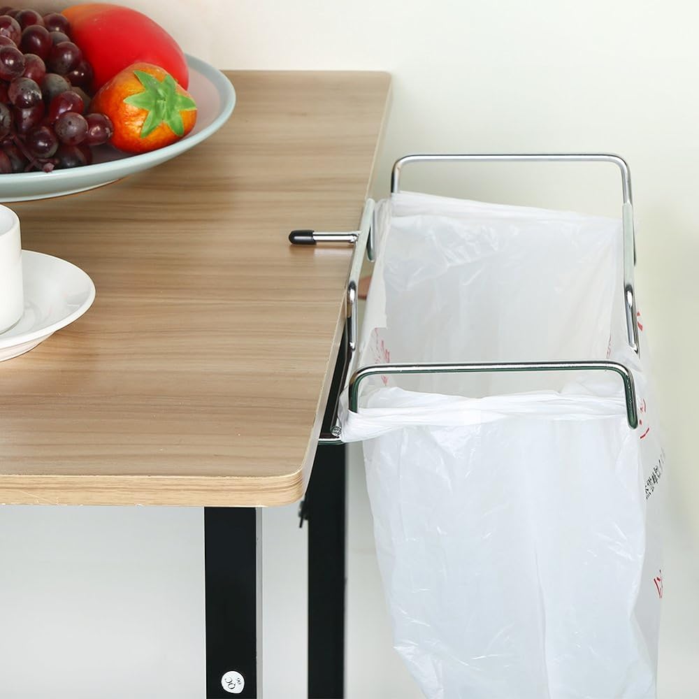 Table Rack Garbage Bag Rack Holder Gubbing Frame Garbage High Load Capacity Multi-Purpose Storage Garbage Bag Frame for Camping Outdoor Table