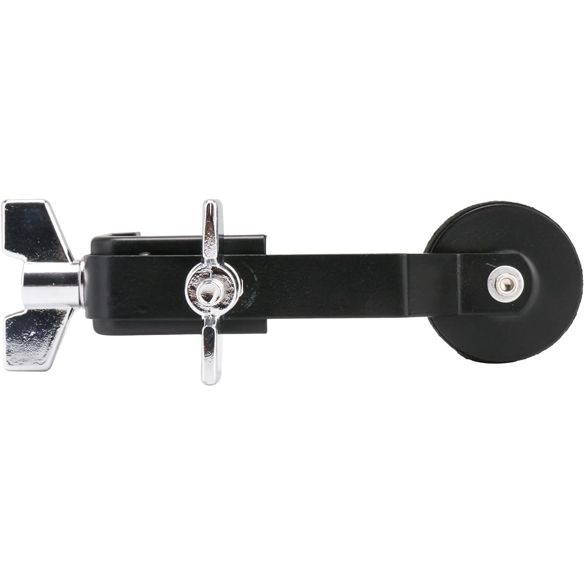 Urdrsaf Drum Damper Mute Silencer Black Metal Felt Clamp-on Tone Control Muffler for Snare Music Parts Set of 3