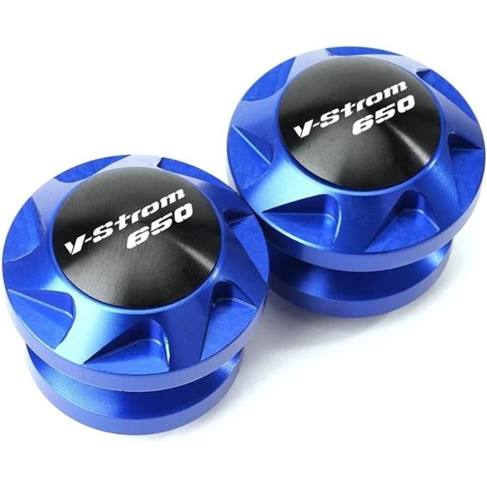 Bike Stand Screw Slider M8 Swing Arm Spool Slider Stand Screw Motorcycle Accessories For V-STROM 650/XT VSTROM 650 DL650 2004-2020 (Color: Black)