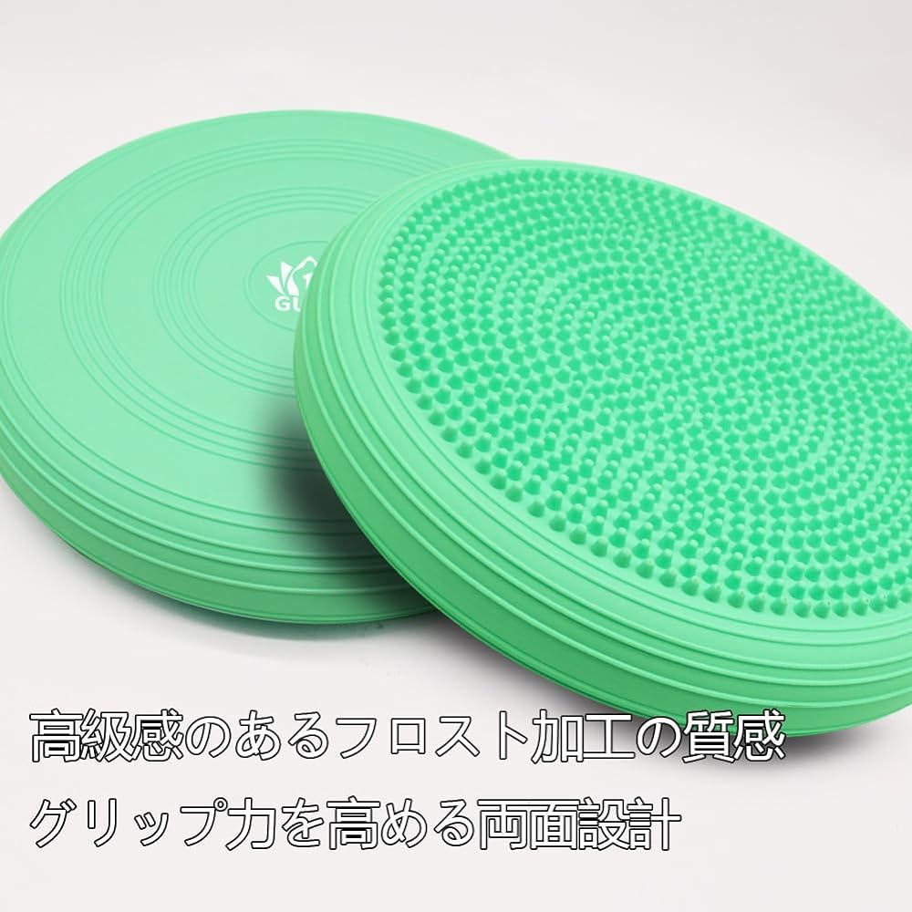 ONEGURU Balance Cushion, Core Training/Posture Correction, Core Training, Exercise, Core Muscle, Inner Muscle Strengthening, For Children to Elderly People, Yoga, Load Capacity 250kg, Core Training Cushion, Includes Air Pump