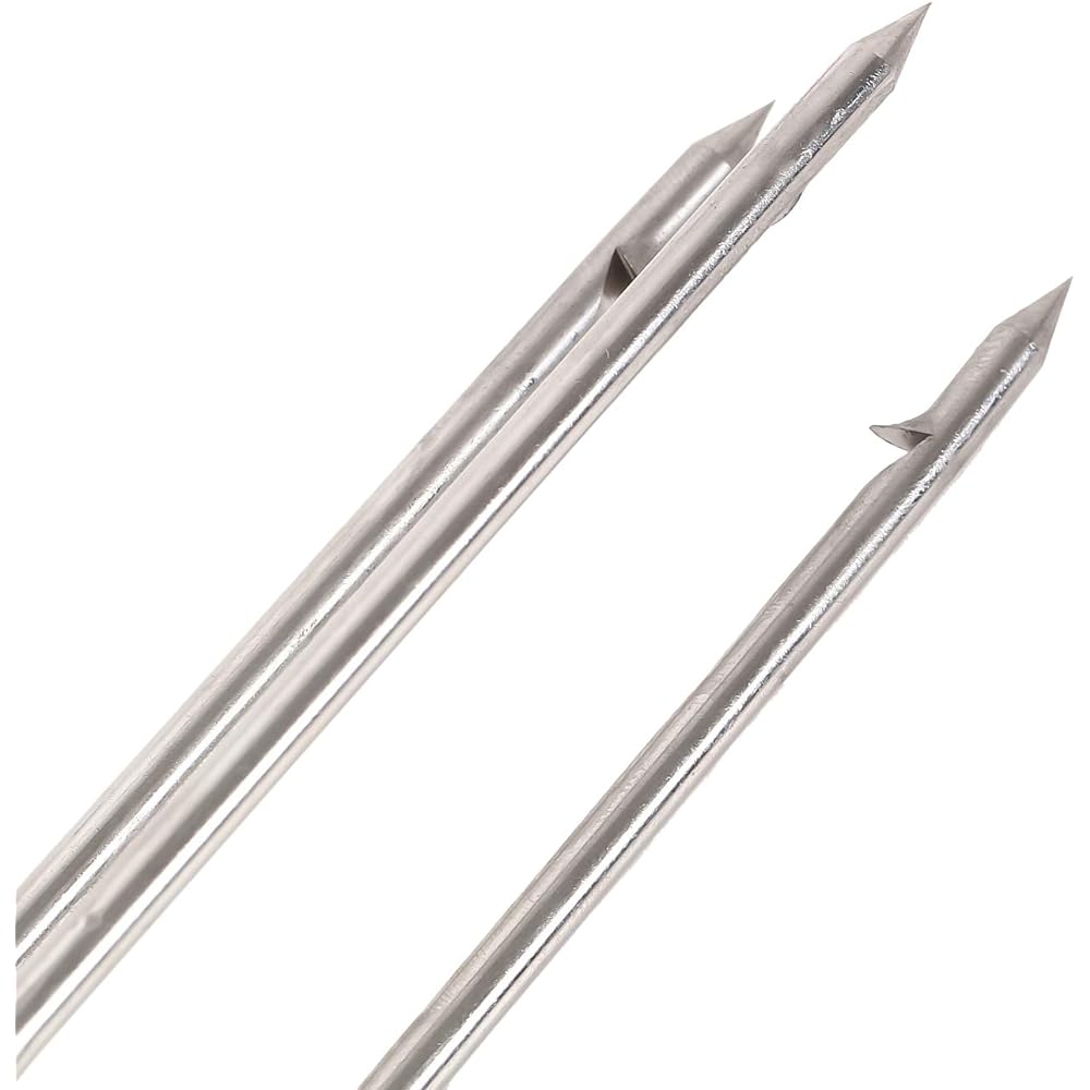 Ultimate Dive 3-pronged lionfish harpoon tip (15cm / made of stainless steel) Wide flat surface increases catch rate (rust-proofing/thread diameter 8mm) Fish thrust harpoon spearfishing Ultimate Dive