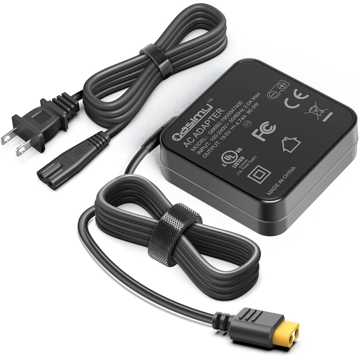 CASIMY 19V 90W Power Supply DC Power Adapter Output Power XT60 Plug ISDT GT Power Hota RC Compatible with any charger with XT60 input