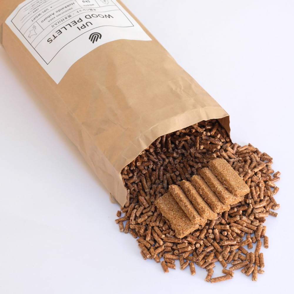 UPI wood pellets 5kg from Hokkaido, additive-free, with ignition agent, fuel