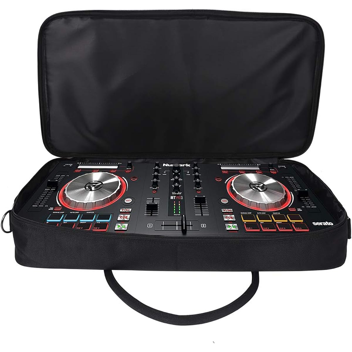 Gig Bag Padded Carry Bag for Micro Controller Heavy Duty DJ Controller Carry Case with Shoulder Strap and Carry Handle for Multi FX Pedals Micro Keyboards DJ Controllers and More