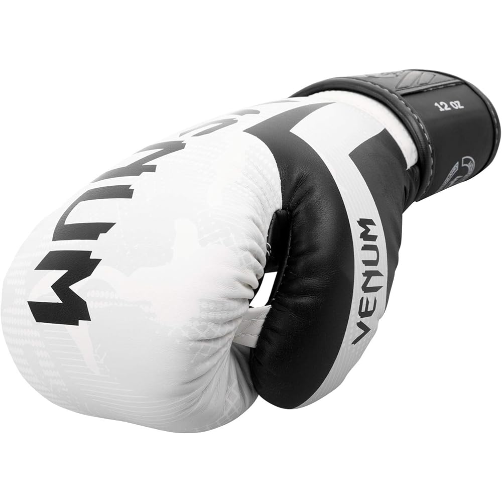 Venum Elite Boxing Gloves White/Camouflage 16oz