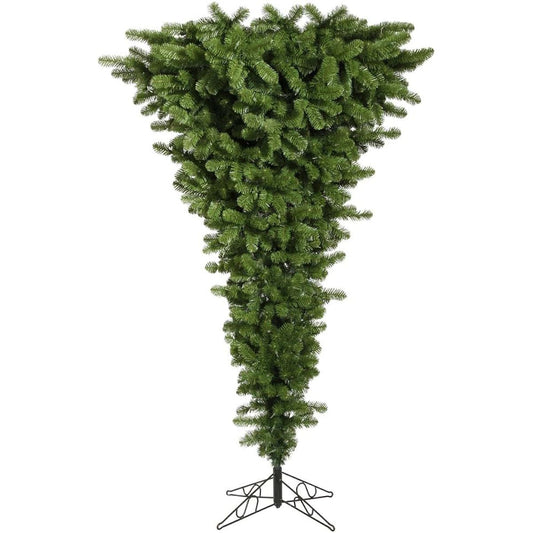 Vickerman 5.5ft Green Upside Down Artificial Christmas Tree - No Lights - Artificial Upside Down Christmas Tree - Seasonal Indoor Decor