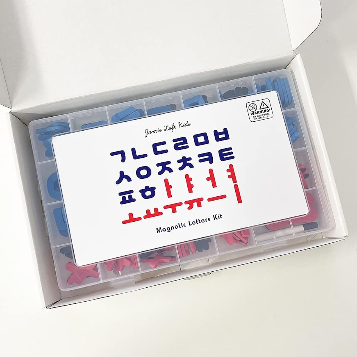 Korean Alphabet Magnetic Letter Kit Hangul Lettering Korean Magnetic Letters (182 Pieces)