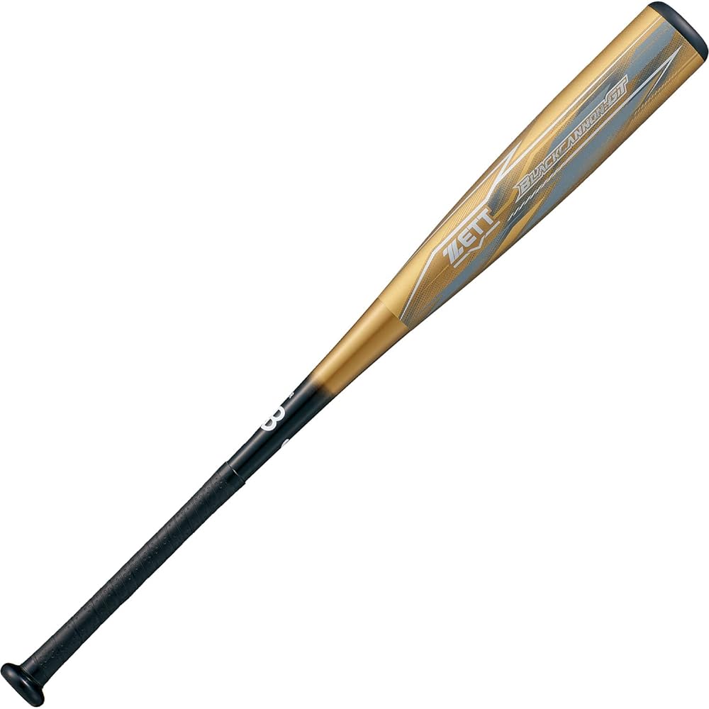 ZETT Youth Baseball Softball FRP Bat Black Cannon-GT