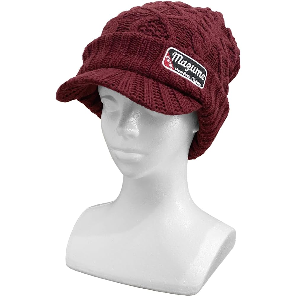 [Mazume] Knit cap (with brim)