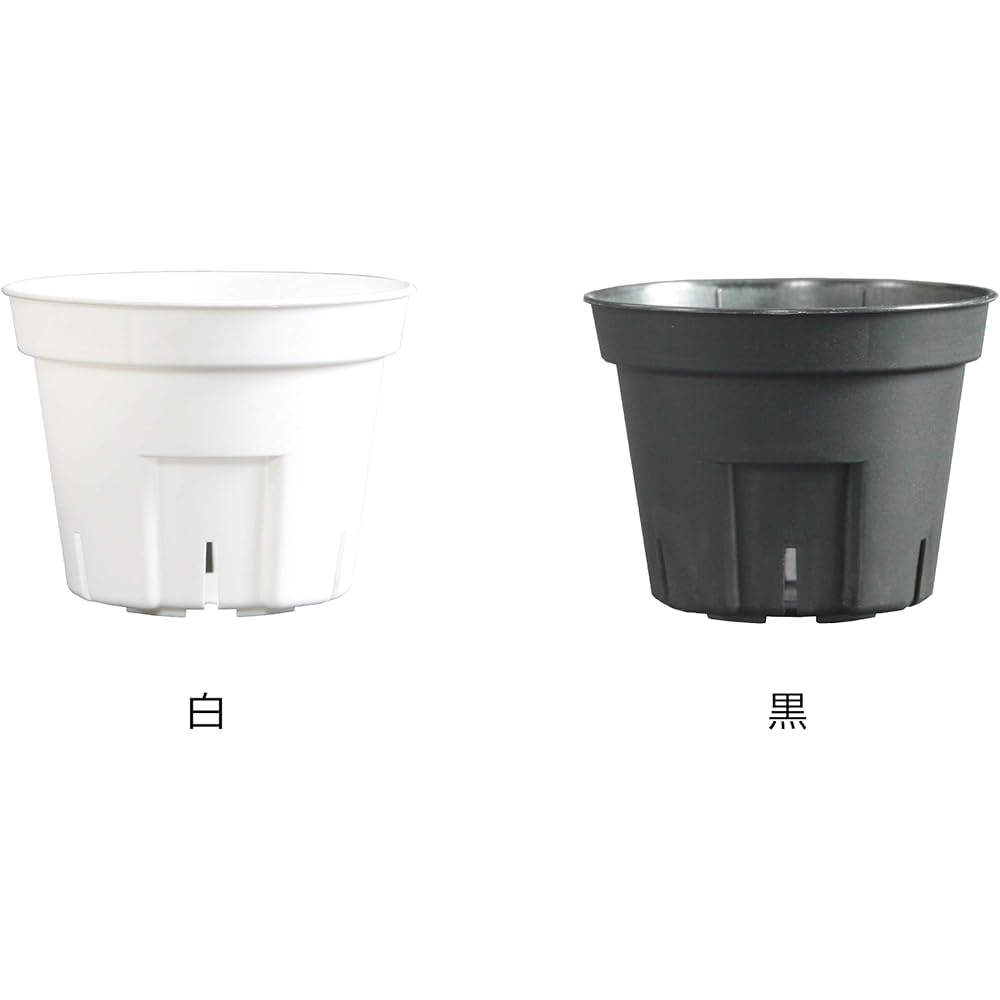 Japan Porihachi Hanbai Polypot S Pot Round 75 [2000 pots included] NI-104 Black 2000 pieces