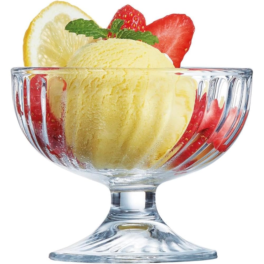 ALC International Ice & Sunday Coupe Sorbet Small 50998(43921) Soda Glass France (6 pieces) RAI092