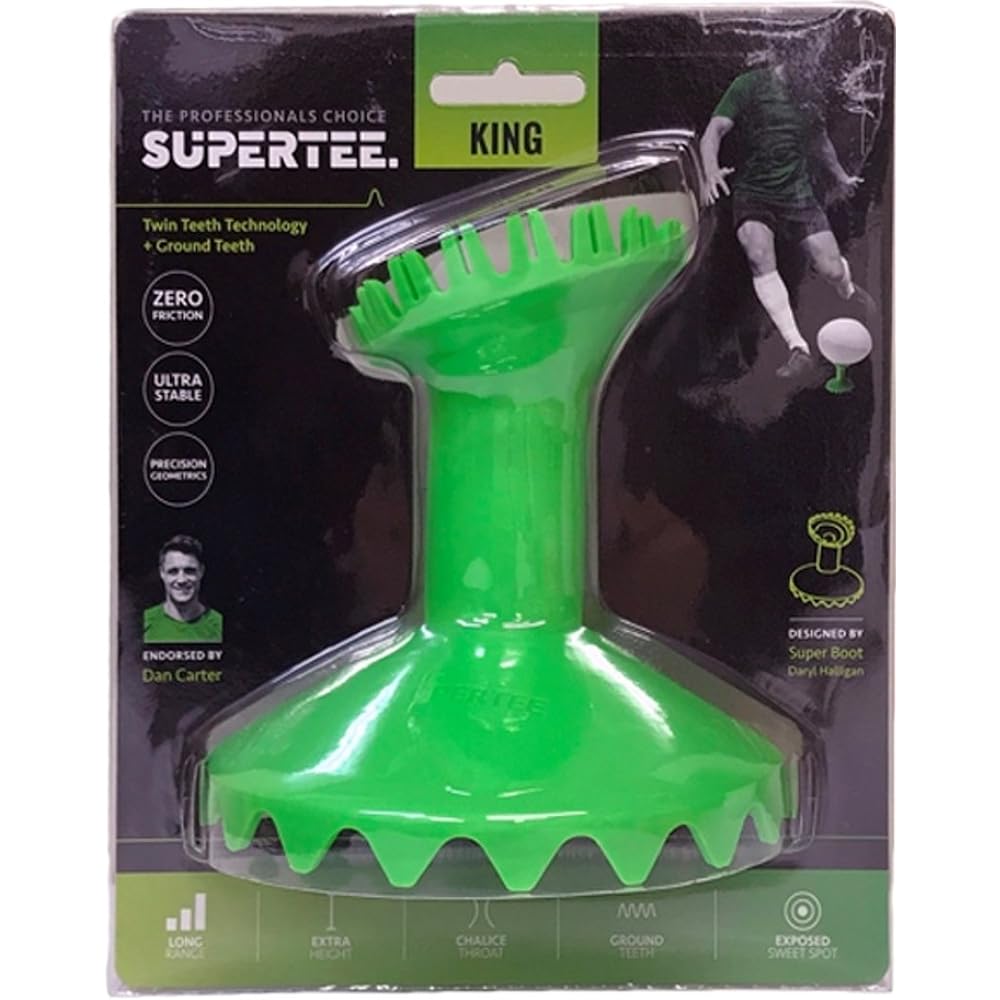 KooGa King Super Tee Rugby Kick Tee Green