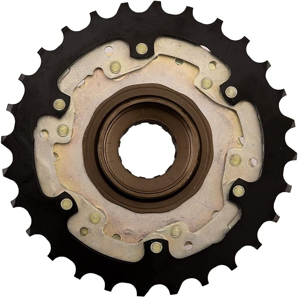 SHIMANO Multiple Freewheel MF-TZ510-7 7S 14-28T with spoke protector EMFTZ5107428CP TOURNEY